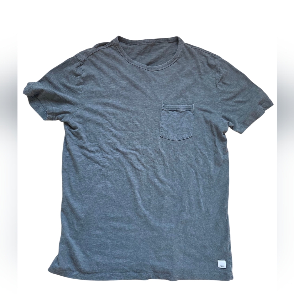 Vuori Front Pocket T Shirt Khaki Green Size M